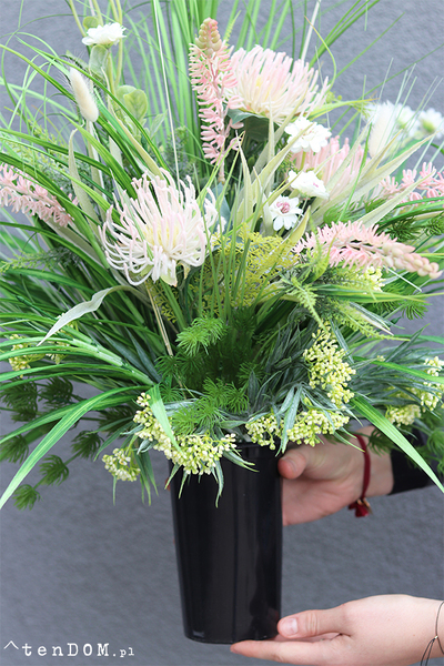 bukiet z polnych kwiatów, Radosna Łąka, dł.65cm 