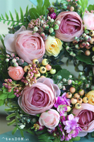 Relia New, uroczy kwiatowy wianek, śr.27cm