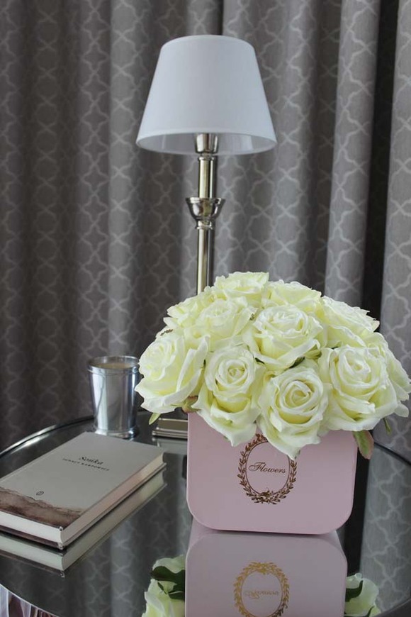 Elsa flowerbox, kompozycja kwiatowa / bukiet, wys.27cm