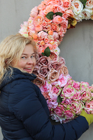 dekoracyjny, ogromny wieniec Tendom Grande, śr.90cm 