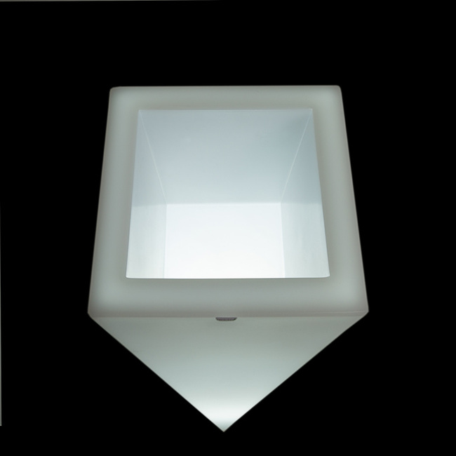 Rossa donica podświetlana światło zimne 45x90cm