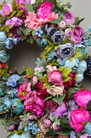 Caryca Katarzyna 4, bardzo duży wianek na drzwi, śr.64cm 