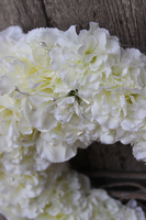 biały elegancki wianek na drzwi, Amanda 2, śr.28cm