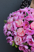 bardzo bogaty kosz peonii, Pink Peony wym.48x50cm