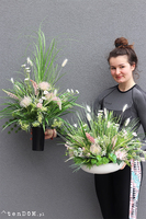 bukiet z polnych kwiatów, Radosna Łąka, dł.65cm 