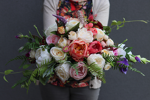 Herrano, kompozycja nagrobna w naczyniu, wys.41cm