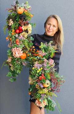 Jesienna Piękność, barwna girlanda, dł.1m