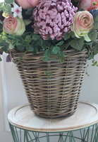 ekskluzywny barwny kosz Kleopatra, wys.70cm, śr.70cm 