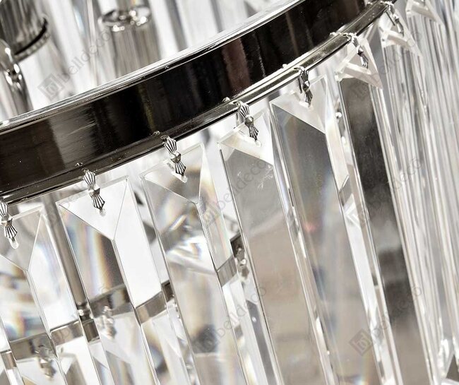 Glamour żyrandol 4B (biały), wym. 50x50x62cm