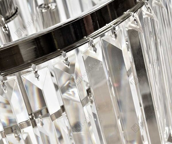 Glamour żyrandol 4B (biały), wym. 50x50x62cm