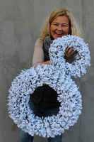 bożonarodzeniowy wianek / stroik Mroźny, śr.30cm