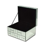 Daphne, szklana szkatułka na biżuterię, wym.10.5x21x15cm