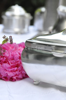 OD RĘKI cukiernica posrebrzana Monaco