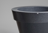 Grande donica ciemny marmurek z wewnętrzną półką, 88x75cm