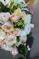 Janina Biel kompozycja kwiatowa nagrobna, wys. 40cm, szer.58cm