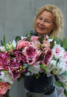 Wypożyczenie dużego kwiatowego wianka śr.90cm Maria Antonina