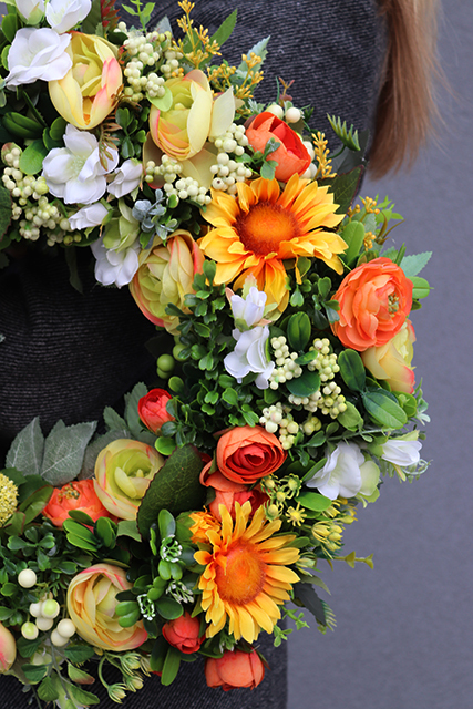 kolorowy wianek Słoneczny Dzień Extra śr.40cm