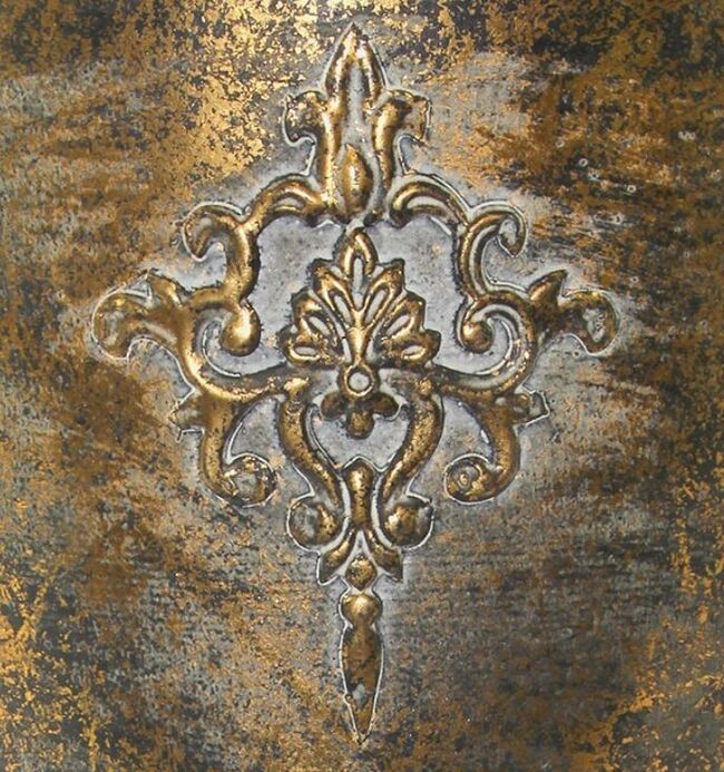 metalowa osłonka / puchar / naczynie, Estera, wym.33x17x17cm