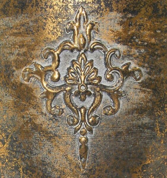 metalowa osłonka / puchar / naczynie, Estera, wym.33x17x17cm