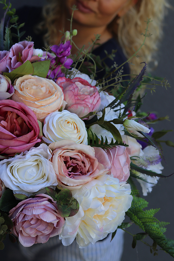 Jalena, kompozycja nagrobna w naczyniu, wym.36x60cm 