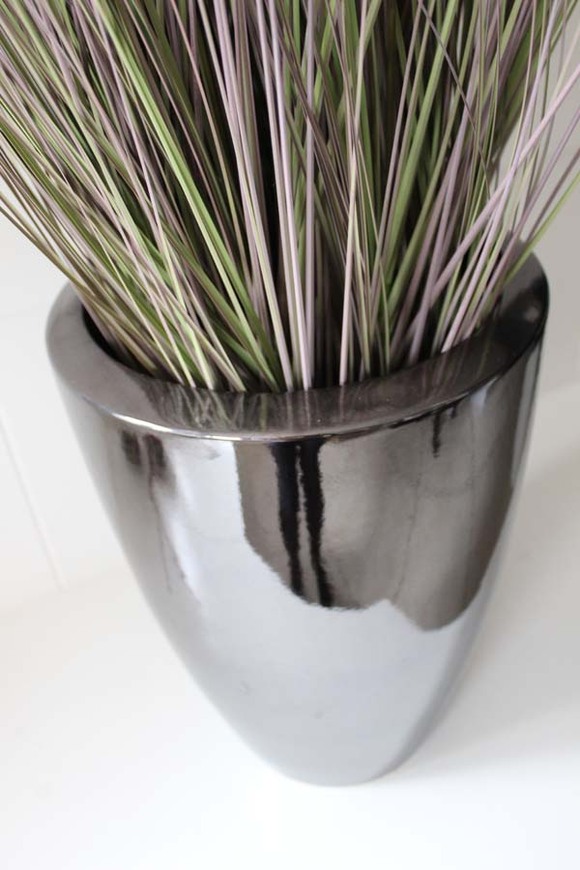 Trawa Memori w grafitowej donicy B, wys.120cm