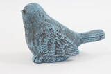 Bird, figurka ptaszek w kolorze morskim B, wym.12.5x18x9.5cm