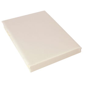 bawełniane kremowe prześcieradło, Anafi, wym.160x240cm 