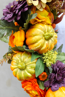 Jesienne Dynie cudowny wianek na drzwi, śr.50cm