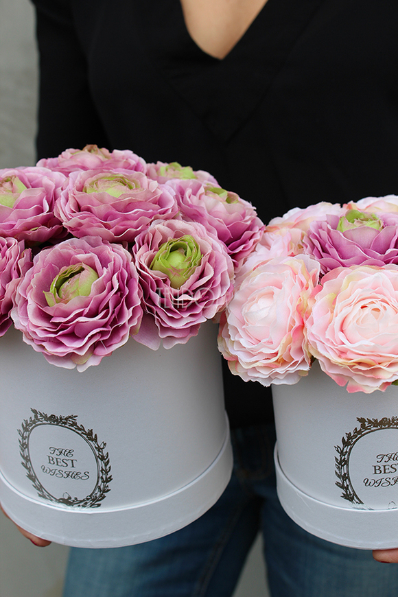 kompozycja kwiatowa / bukiet Flowerbox Sante wys.17cm