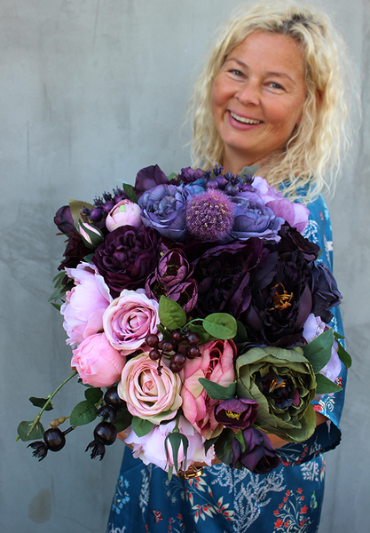 Lerra, bukiet / flowerbox / kompozycja, wys.30cm