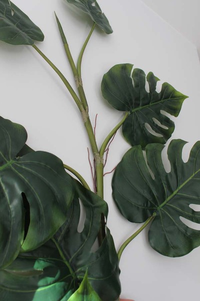 Monstera, sztuczna gałązka, 1szt., dł.135cm