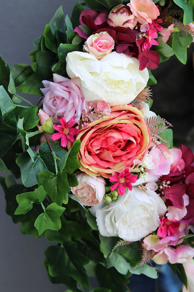 Hellona, wianek / dekoracja nagrobna, śr.35cm