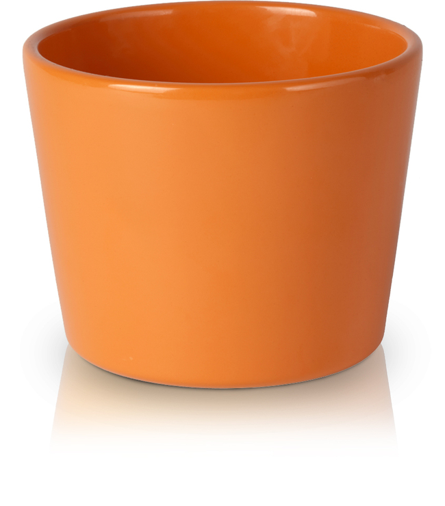 Primrose donica ceramiczna pomarańcz 13x10cm