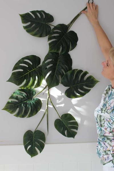 Monstera, sztuczna gałązka, 1szt., dł.135cm