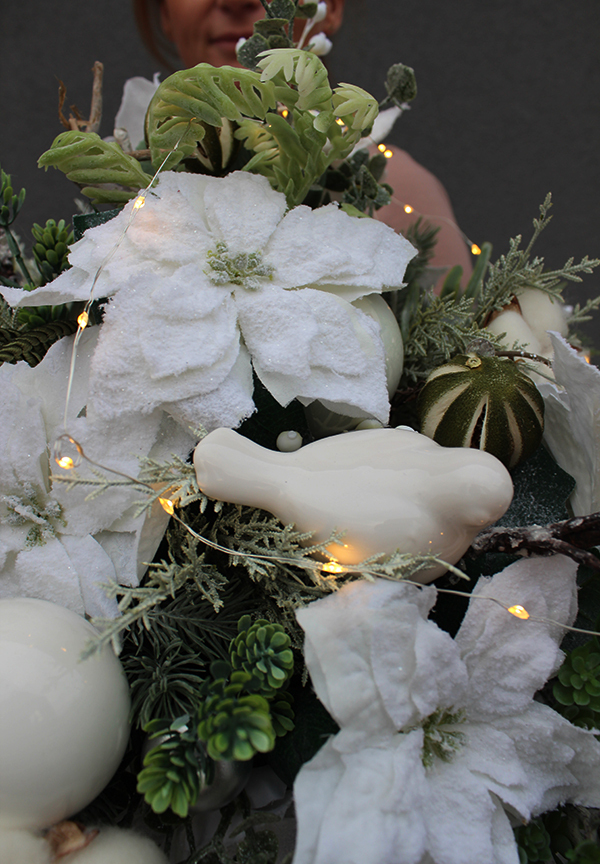 box świąteczny Królowa Śniegu Deluxe, wys.56cm 