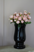 Black Vase, ciężki wazon nagrobny, wys.28cm 