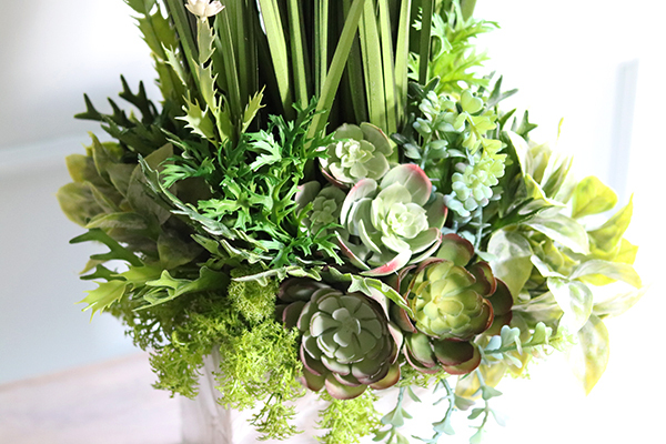 Manuello, trawa sztuczna & sukulenty w gąbce do Twojej donicy, wys.70cm