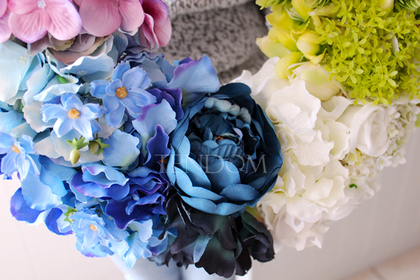 dekoracyjny wianek na drzwi Beautiful Colours, śr.37cm