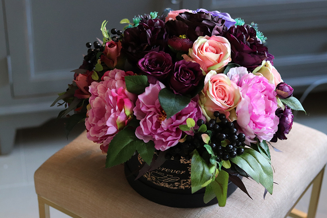 Lerra, bukiet / flowerbox / kompozycja, wys.30cm