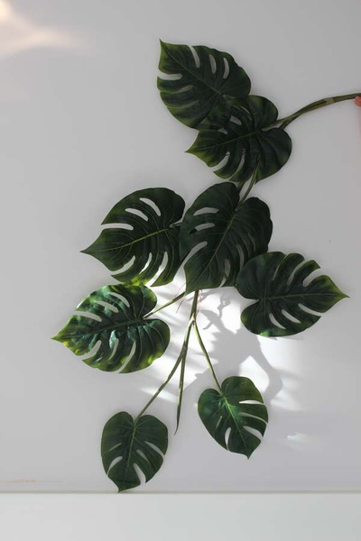 Monstera, sztuczna gałązka, 1szt., dł.135cm