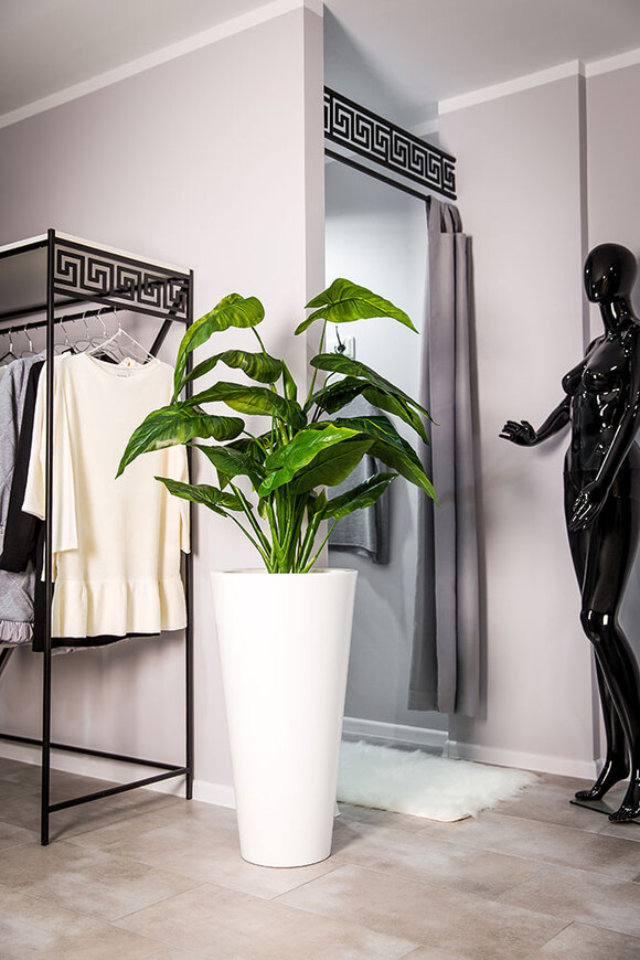 Della donica biel z wewnętrzną półką 40x75cm