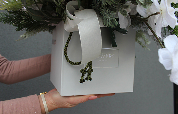 box świąteczny Królowa Śniegu Deluxe, wys.56cm 