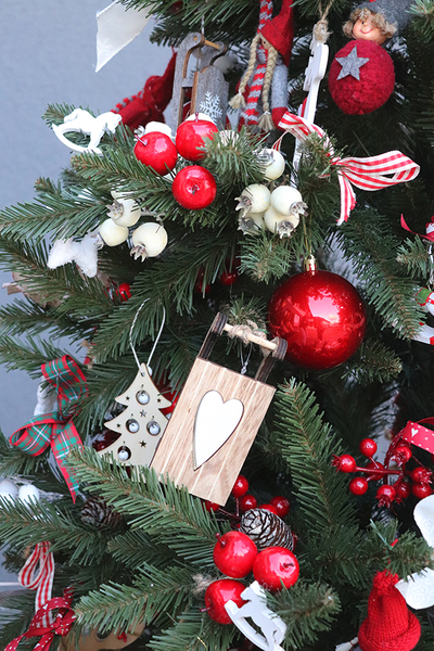 choinka sztuczna, dekoracyjna na stojaku, Christmas with tenDOM, wys.155cm  