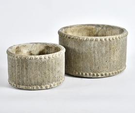 Bosco A, stylowa niska osłonka / donica, wym. 18.5x18.5x11cm