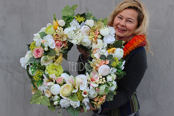 dekoracyjny, ogromny wieniec Pałac, śr.55cm