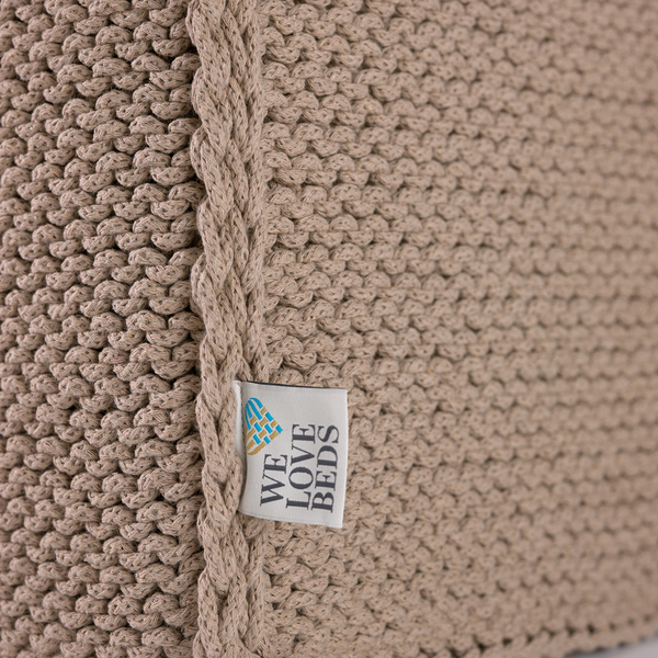 pufa Beauty Cube dark beige 50x50x50cm
