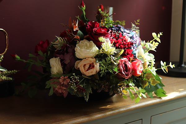 kompozycja kwiatowa / bukiet, Klaudyna, wym. 35x36cm