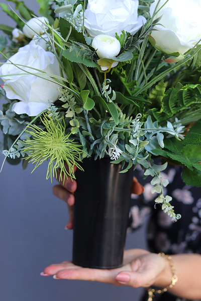 Fortissimo, komplet dekoracji nagrobnych, wieniec + bukiet