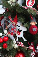 choinka sztuczna, dekoracyjna na stojaku, Christmas with tenDOM, wys.155cm  