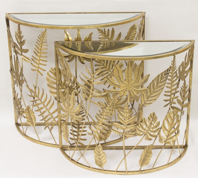 Jungle Glamour, stolik boczny, kpl.2szt, wys.76 / 67.5cm